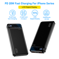 Power Bank 20000mAh PD typ C szybkie ładowanie Powerbank 10000mAh zewnętrzna bateria przenośna ładowarka PoverBank dla iPhone 12 11 Xiaomi 4